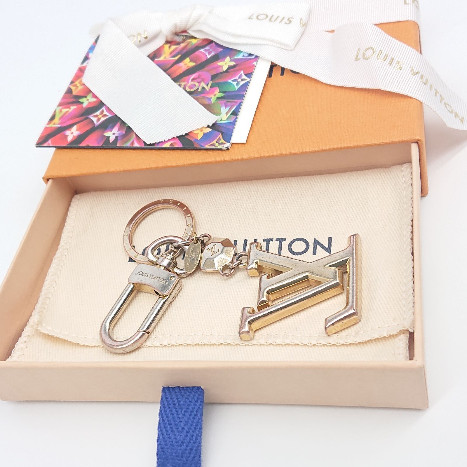 LOUIS VUITTON ルイ ヴィトン バッグチャーム キーホルダー 箱