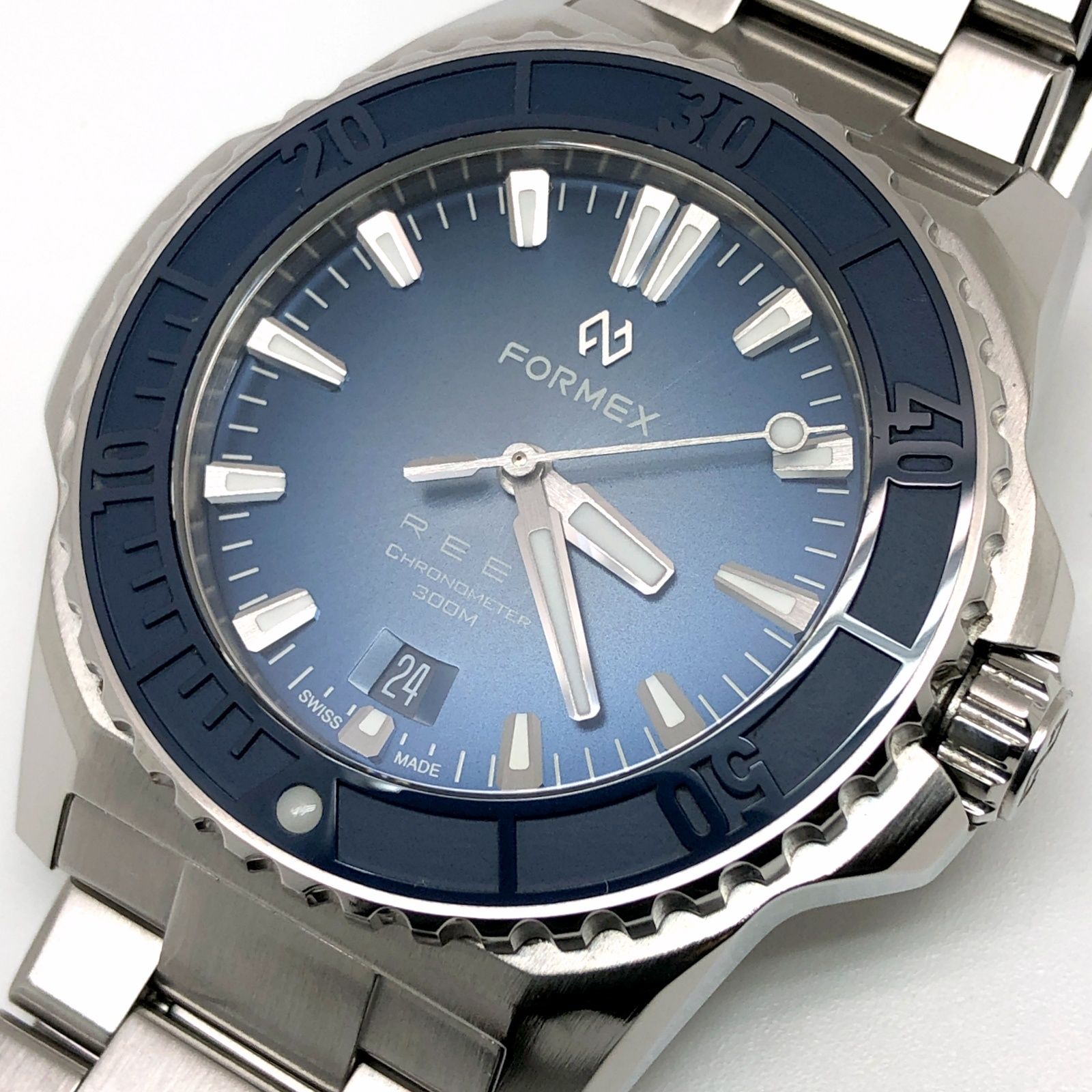 FORMEX REEF CHRONOMETER 青文字盤 フォーメックス リーフ