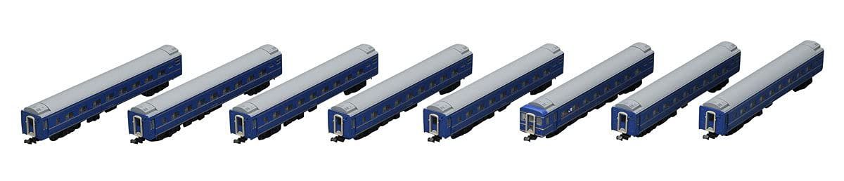 TOMIX Nゲージ 24系25形 あさかぜ・JR東日本仕様 増結セット 8両 98726 鉄道模型 客車 ブルー - メルカリ