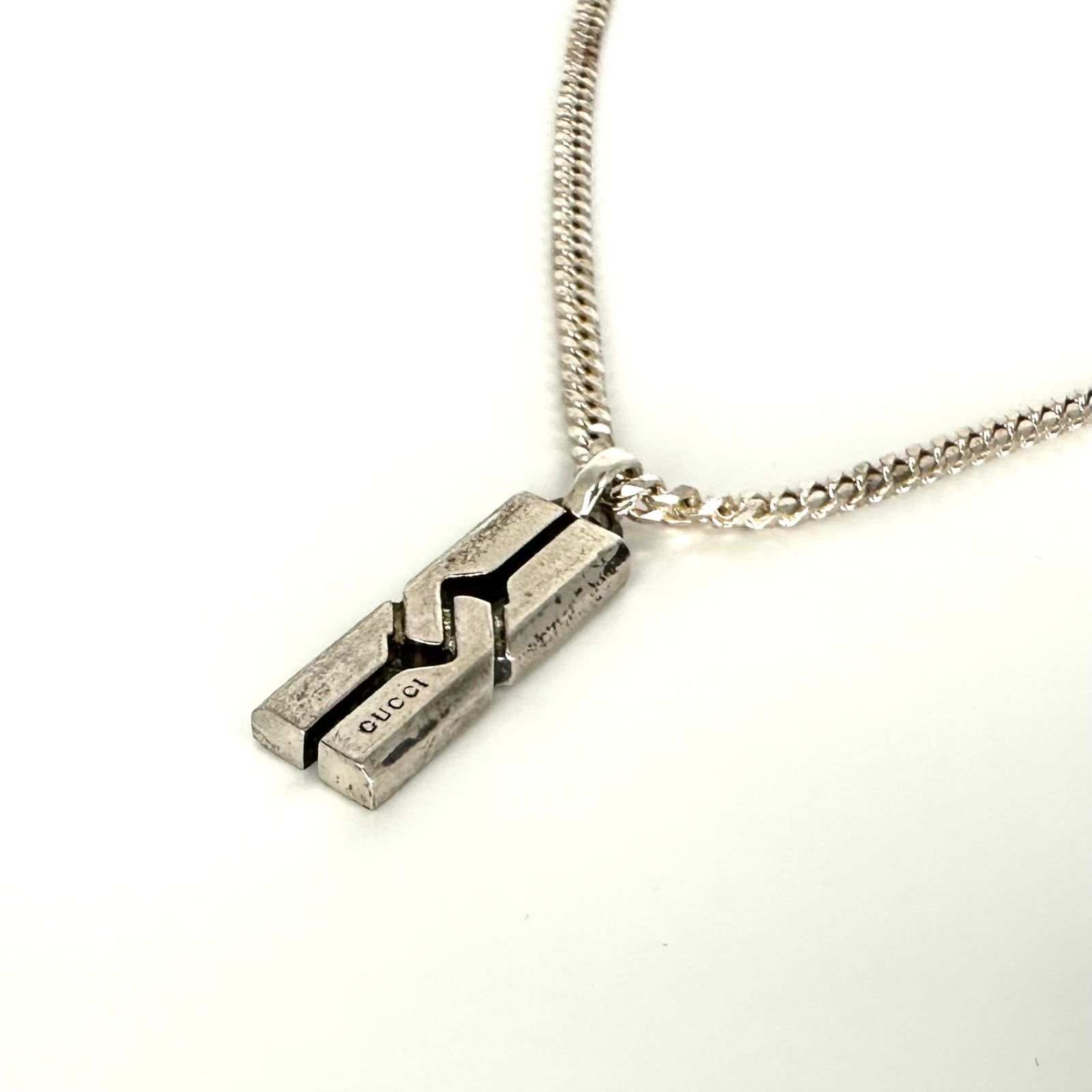 ★お値下中★GUCCI ネックレス シルバー ノットインフィニティー グッチ インフィニティノット ネックレス 925 22.1g シルバー