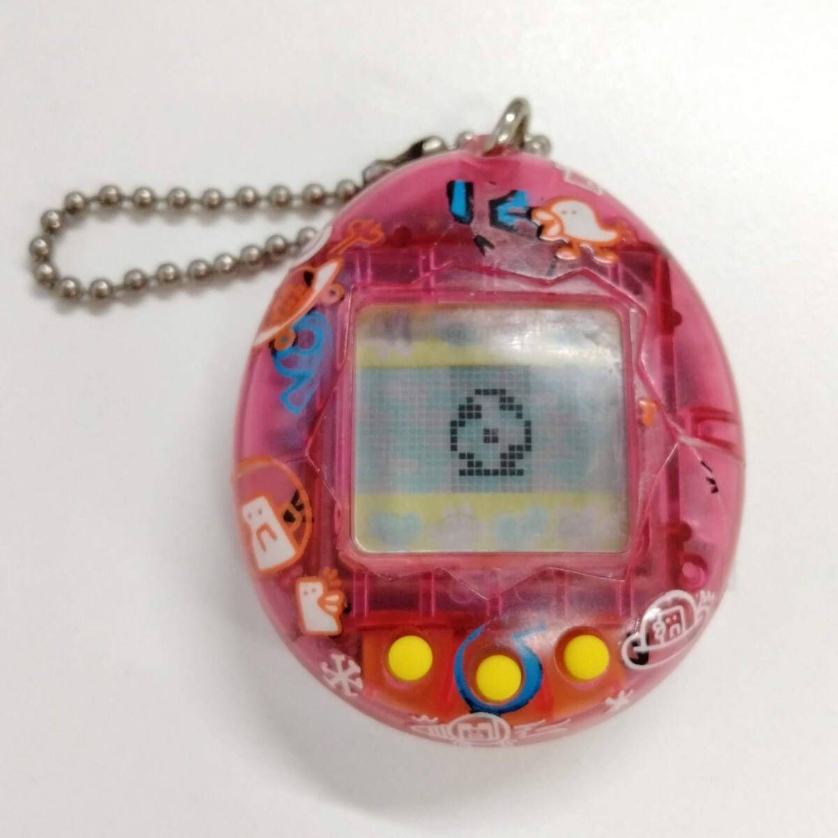 初代 たまごっち クリアレッド 通電確認済み BANDAI - メルカリ