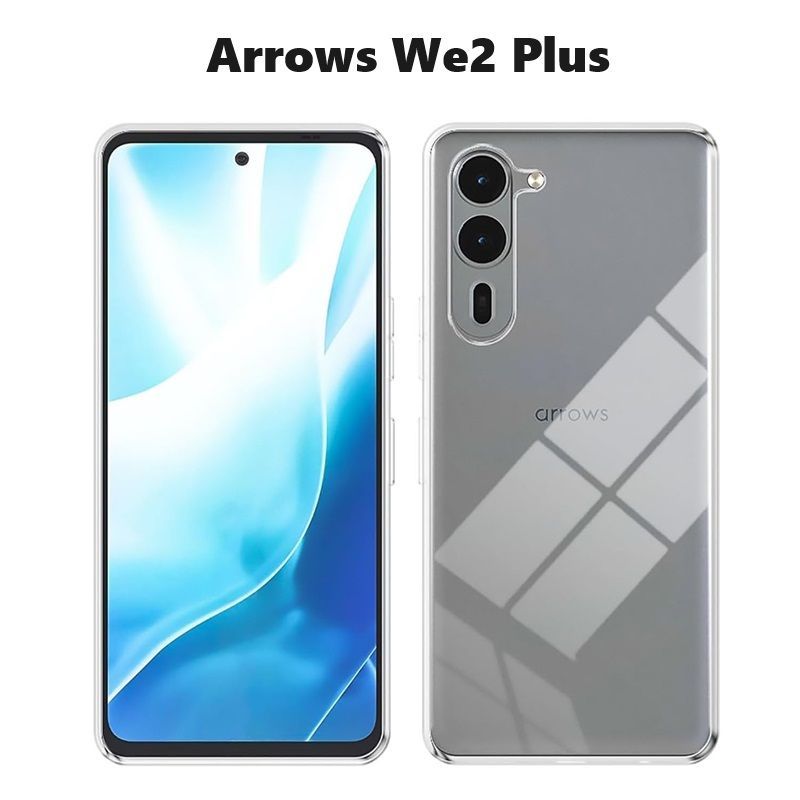 arrows We2 Plus ケース ほほえましい スマホカバー クリア