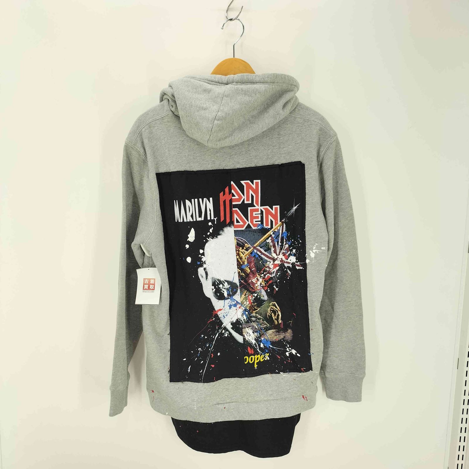 COTE MER コートメール パーカー コートメール cotemer パーカー Remake Hoodie Grey×denim hoodie01