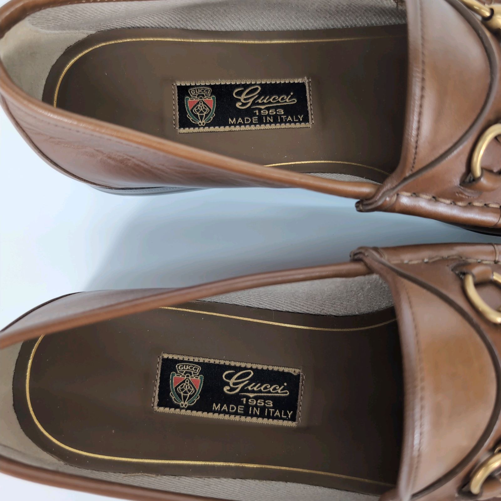 GUCCI|1953|ｸﾞｯﾁ|9|ﾎｰｽﾋﾞｯﾄﾛｰﾌｧｰ|BROWN|ﾌﾞﾗｳﾝ