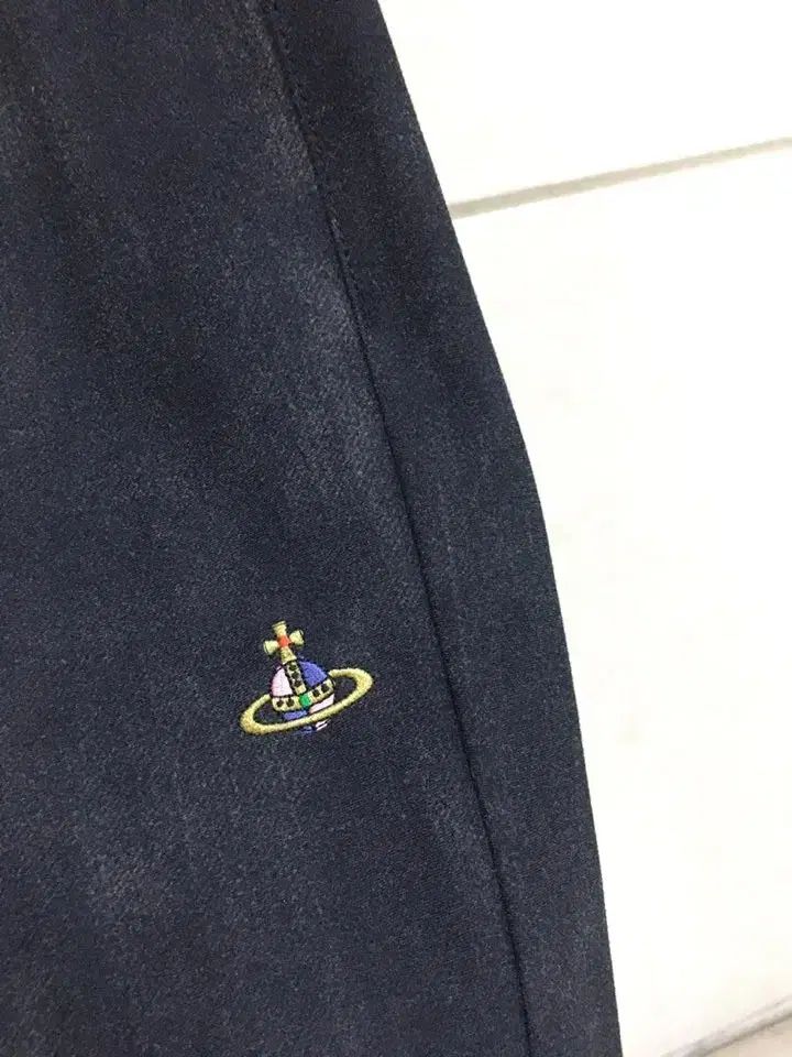 Vivienne Westwood ヴィヴィアン ウエストウッド 黒 スリムフィット ストレッチパンツ DECORATOM_COM_BR