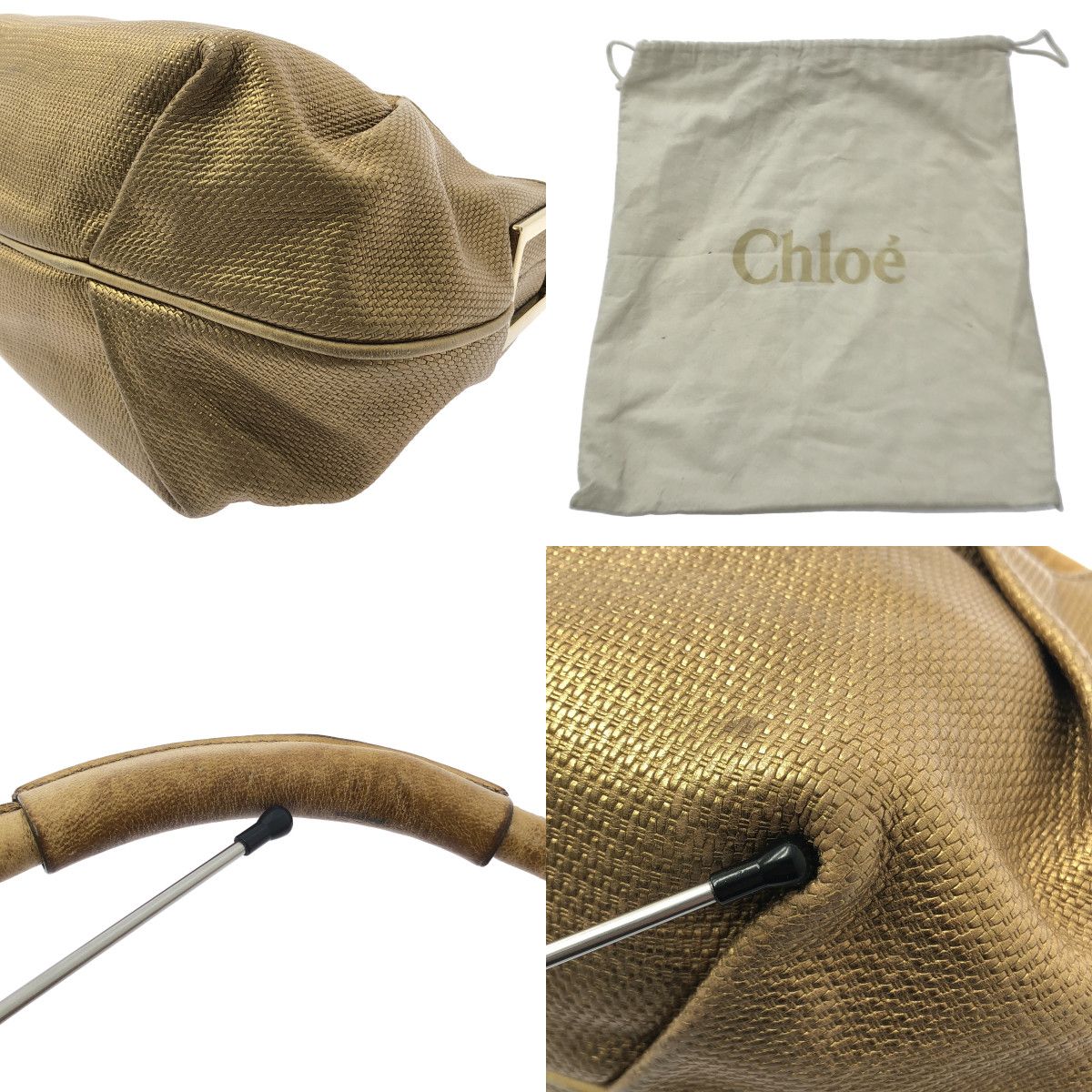 Chloe クロエ ハーフムーン ワンショルダーバッグ ワンショルダー 