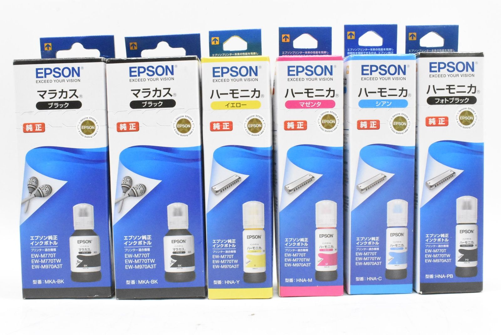 ♥ エプソン 純正 トナー MKA-BK 2本 HNA-PB|C|M|Y 4色セット シアン マゼンタ イエロー ブラック フォトブラック EPSON IT2B56IQGRB8-N03-byebye