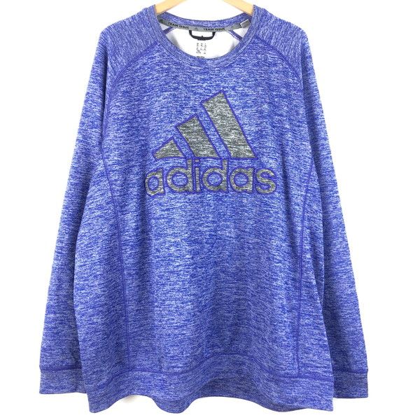 【古着】 adidas アディダス ジャージトップス 刺繍ロゴ パープル系 メンズXL以上 【中古】 n060190