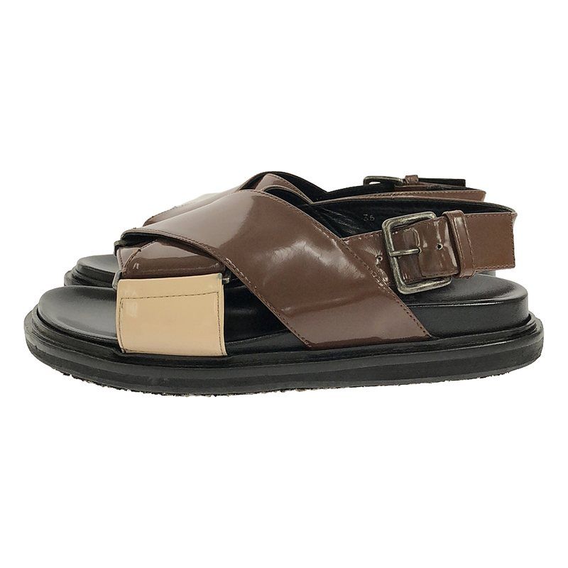 MARNI フスベット クロスストラップ サンダル 36 MARNI / マルニ