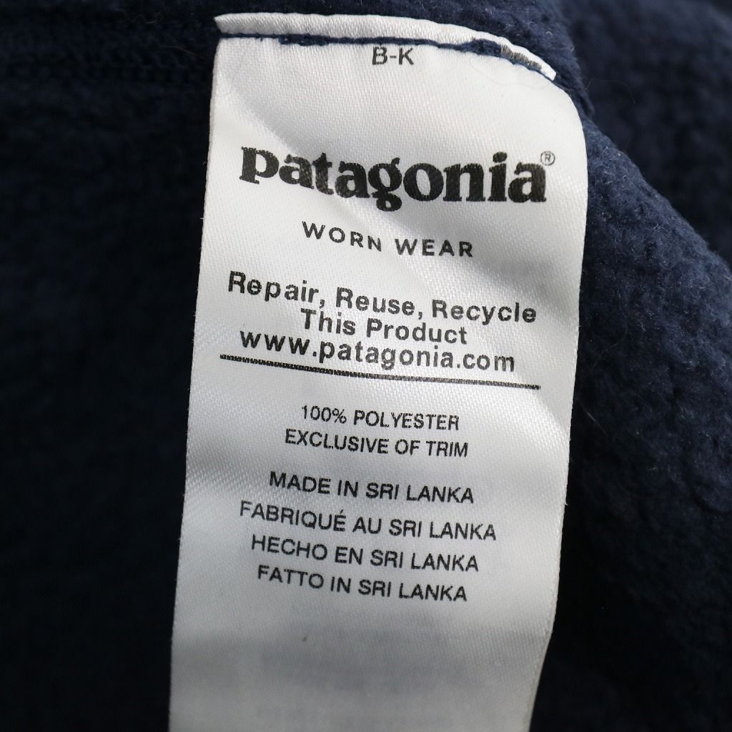 SALE/ patagonia パタゴニア ベターセーター フルジップ フリースジャケット 防寒 アウトドア 企業系 ネイビー (メンズ XXL)  N7197