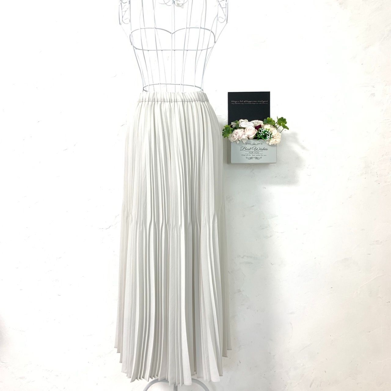 ☆美品☆ SOEJU ソージュ レディース プリーツスカート ロング グレー