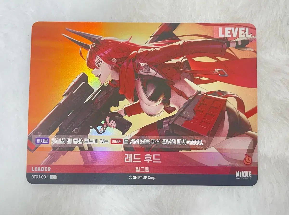 【韓国限定】勝利の女神NIKKE 【ルピー】ARカード&ニベルアリーナ 勝利の女神：NIKKE(ニケ) カード ニベルアリーナ レッドフード L