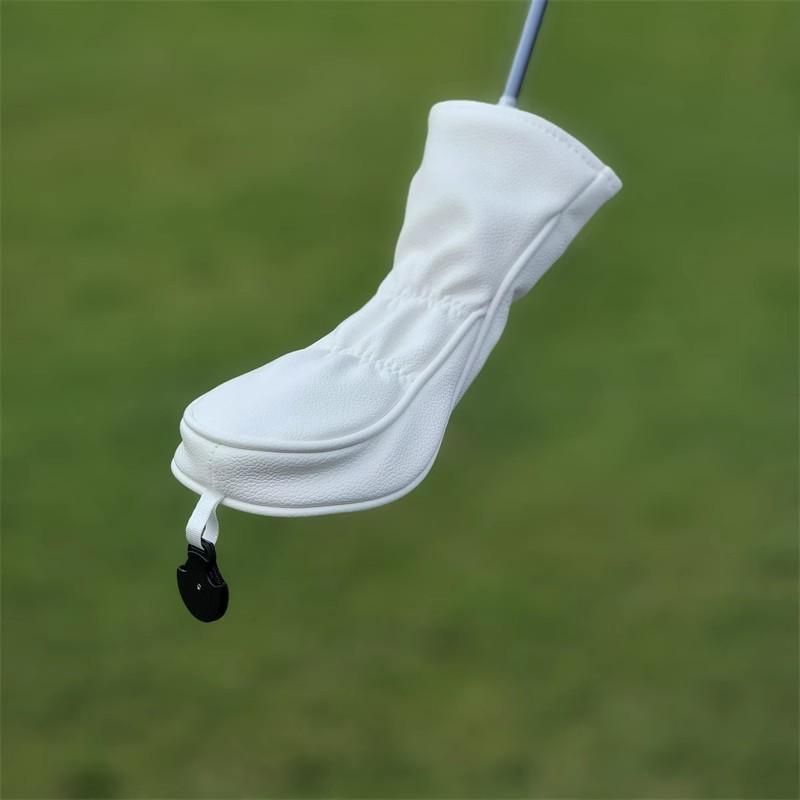 ゴルフ ヘッドカバー セット 太った猫 ホワイト イエロー ブルー