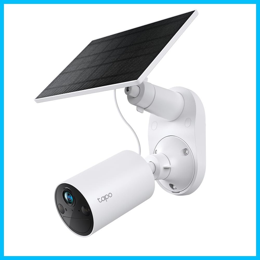 値下げしました【tapo】屋外でも安心！ソーラー給電対応フルワイヤレス防犯カメラ Tapo 防犯カメラ 屋外 ソーラー 見守りカメラ WiFi 防犯カメラ
