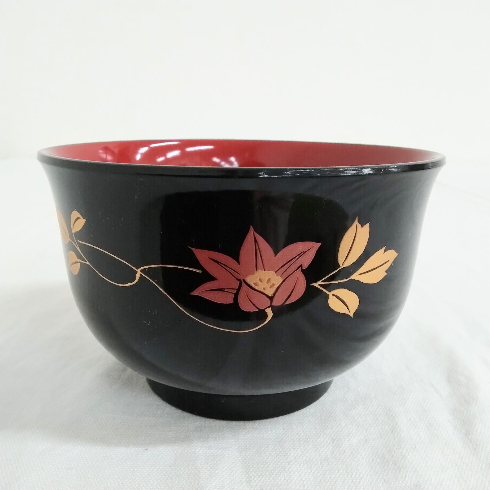 お盆 象彦 梅形盆 赤黒セット #天然木 漆塗り 円形菓子器 美品 平安象彦 漆器 梅花盆 紅梅 菓子盆 漆塗り 京漆器 伝統工芸