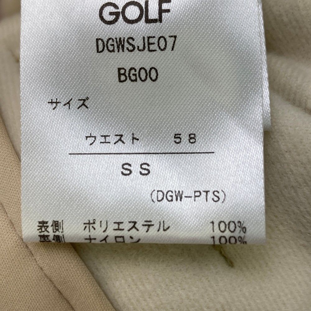 サイズ：SS DESCENTE GOLF デサントゴルフ  裏起毛 プリーツスカート  ベージュ系 [240101447867] ゴルフウェア レディース ストスト サイズ：SS DESCENTE GOLF デサントゴルフ 裏起毛 プリーツ
