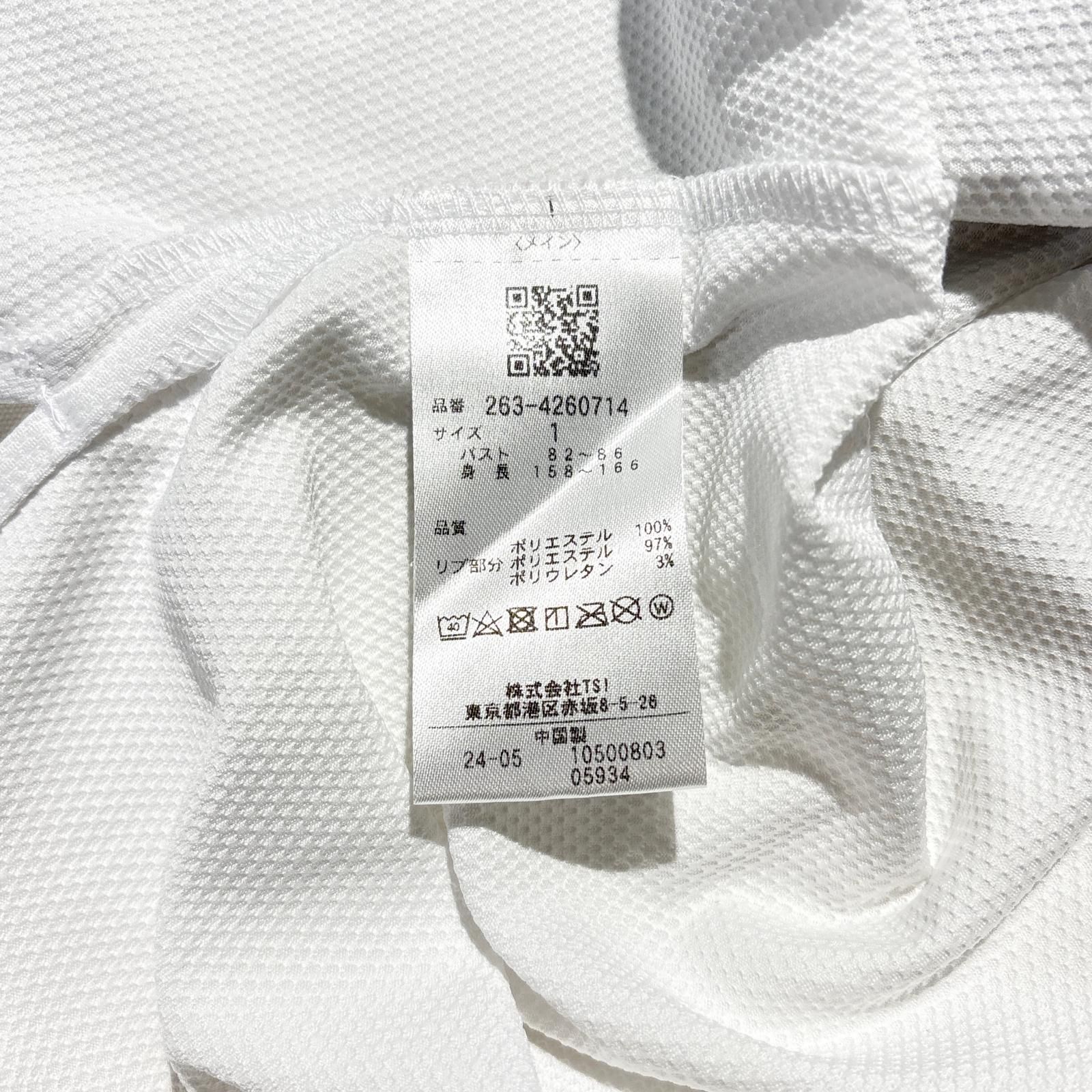 レディース ジャックバニー Jack Bunny!! 半袖ポロシャツ 1 M 白 ホワイト 裏ハニカム鹿の子 LLC-HASEGAWATOSO_COM