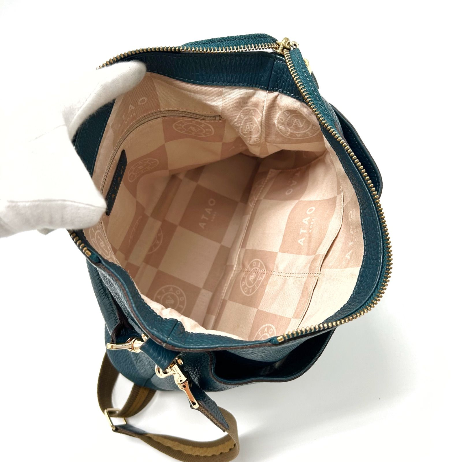 限定カラー 美品 ATAO アタオ ウィークエンド ショルダーバッグ 肩掛け 