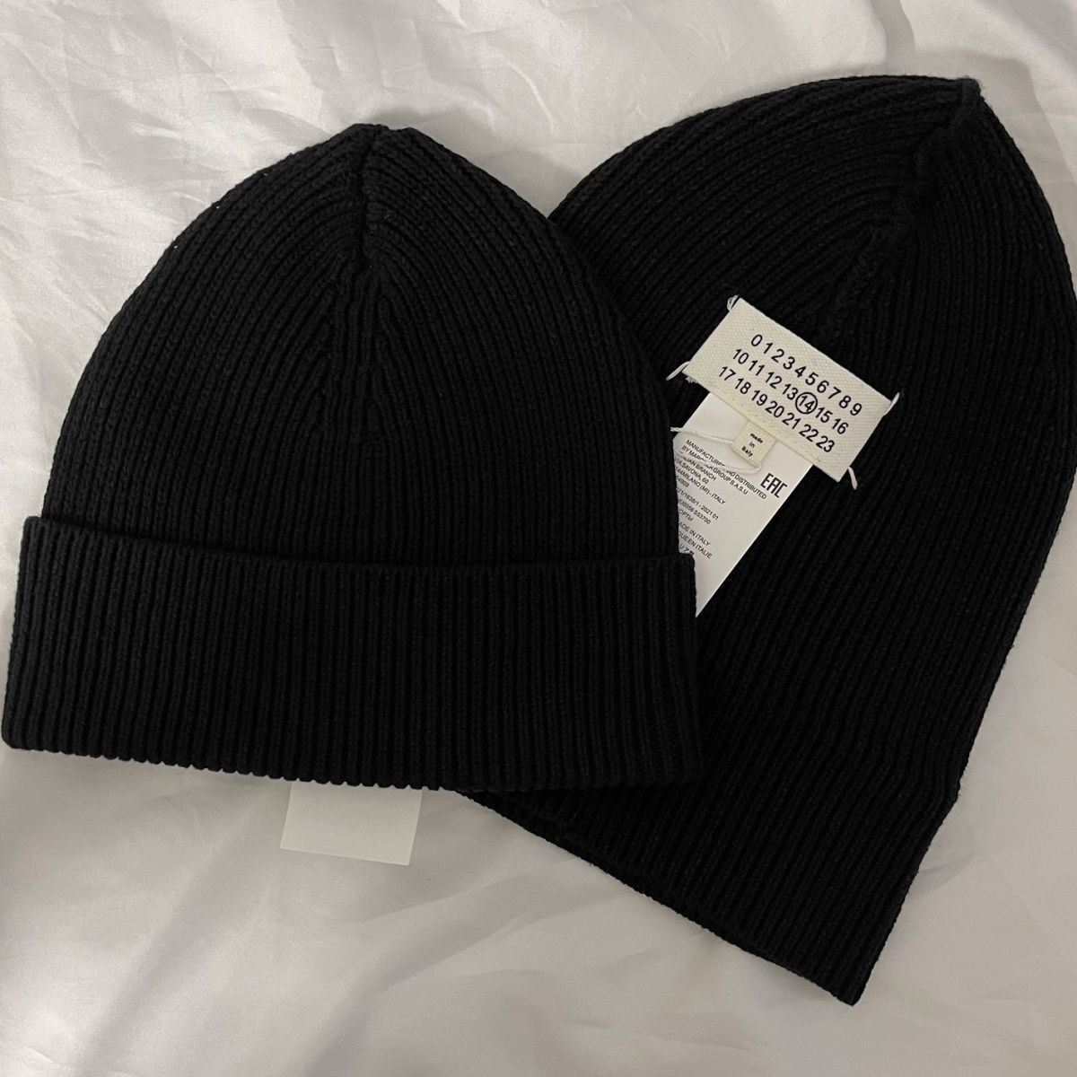 Maison Margielaメゾン マルジェラ 4ステッチ リブ ニットキャップ 