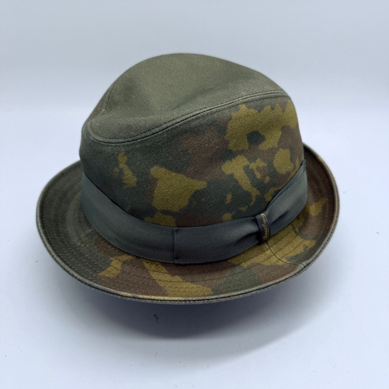 Borsalino × italia independent camo hat cotton AMHB001 ボルサリーノ イタリアインディペンデン コラボ 迷彩 カモフラ ハット イタリア製 58