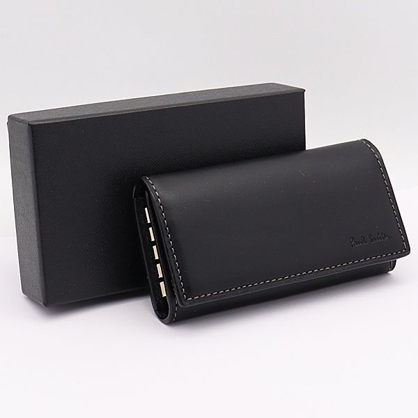良品 箱付 ポールスミス 4連キーケース 873-215 6650 マルチ