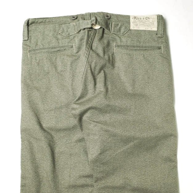 RRL ダブルアールエル ミリタリーフィールドトラウザー RRL ダブルアールエル R26 BUCKLEBACK FIELD TROUSER バックル