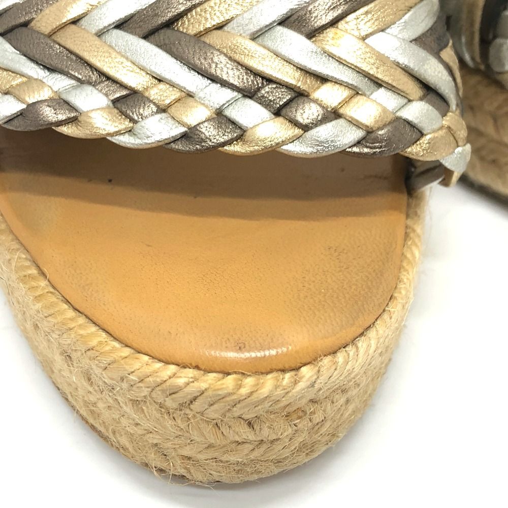 HERMES エルメス Hロゴ レジェンド ウェッジソール サンダル