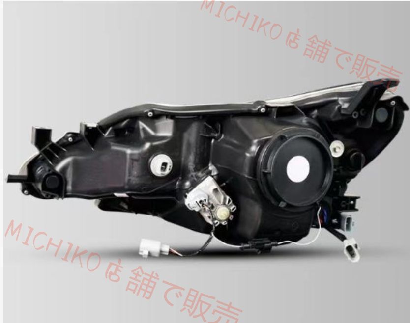 トヨタ マークX GRX130 GRX133 GRX135 中期 LEDヘッドランプ ヘッドライト流れるシャルウィンカー 外装カスタム 右ハンドル用 FFCRYSTALESIA_COM