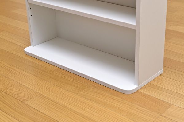 薄型本棚 ホワイト コミックラック ハイタイプ スリム本棚 コミック本棚 薄型 奥行きわずか17cm 高さ180cm 幅60cm