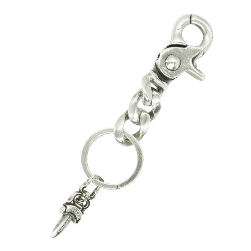 CHROME HEARTS クロムハーツ 原本無 CLP CHN CLASSIC-S ショート クラシックリンク キーチェーン ダガー シルバー系