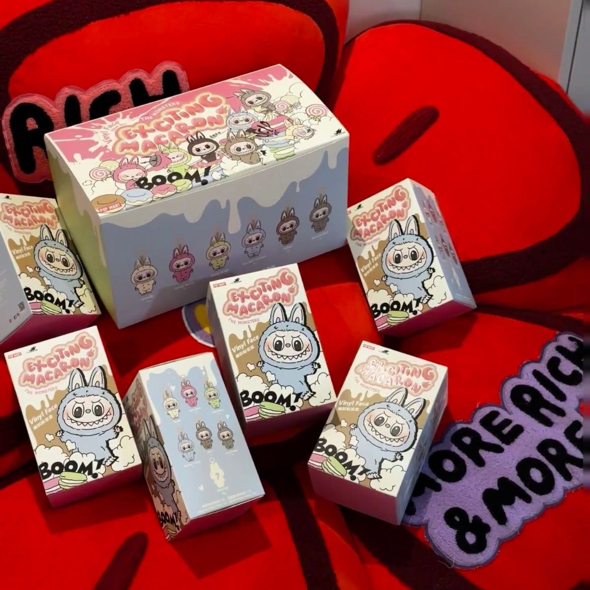 ぬいぐるみ POPMART THE MONSTERS LABUBU Lychee Berry Pop Mart Labubu The Monsters Exciting Macaron Lychee Berry