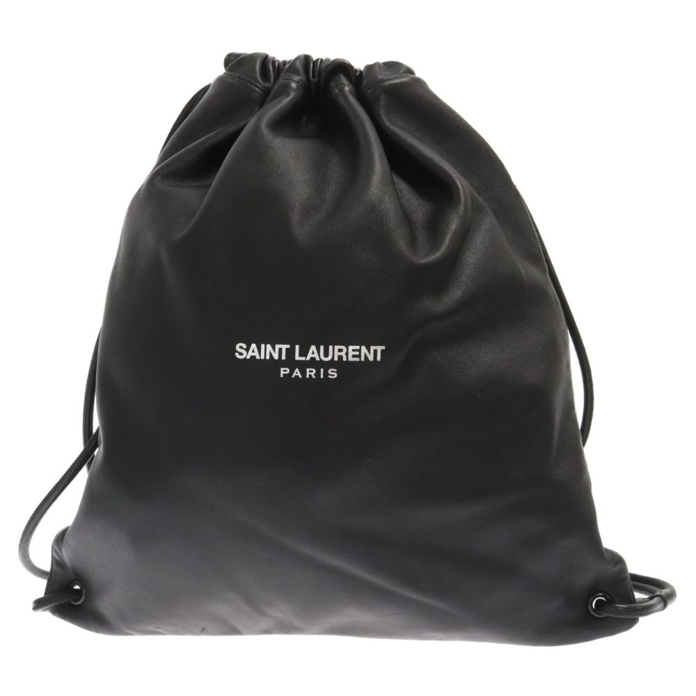 SAINT LAURENT PARIS (サンローランパリ) TEDDY BACK PACK ロゴ レザー 