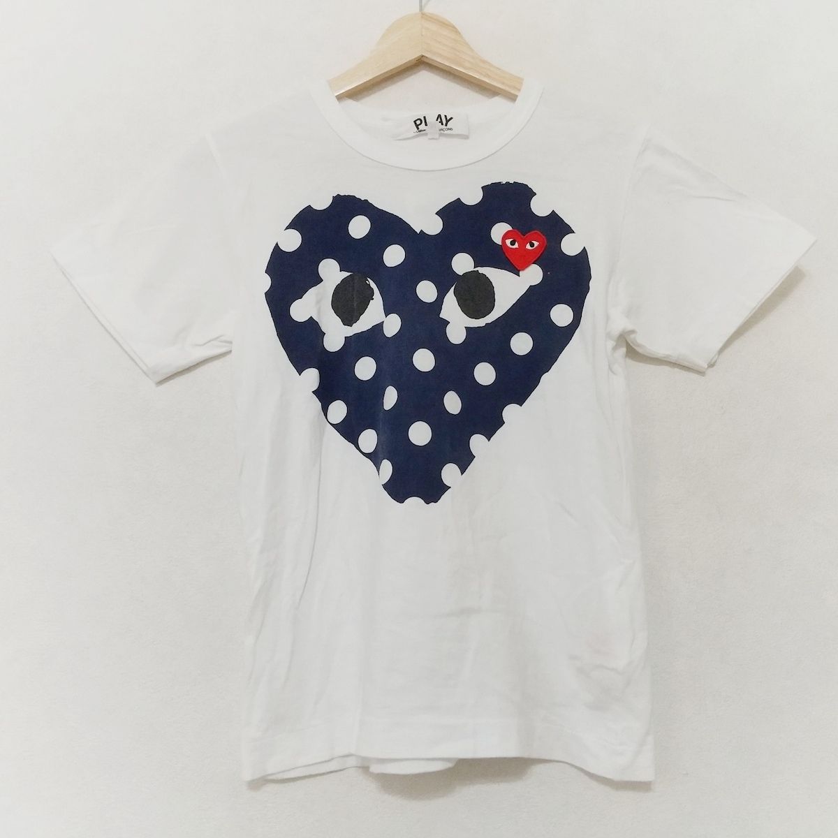 PLAY COMMEdesGARCONS(プレイコムデギャルソン) 半袖Tシャツ サイズM