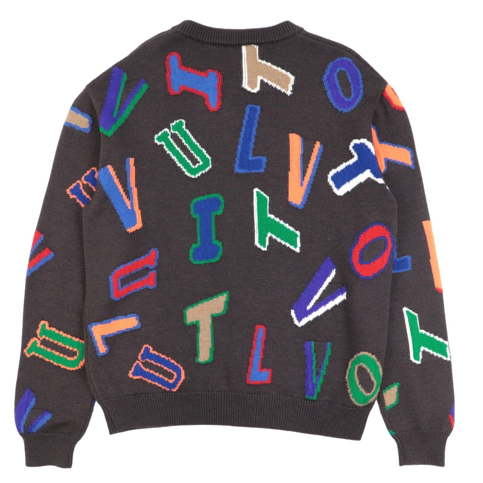 ちょこち　LOUIS VUITTON NBA レタークルーネック ウール Louis Vuitton x NBA Letters Crewneck Brown Men's - FW21 - US
