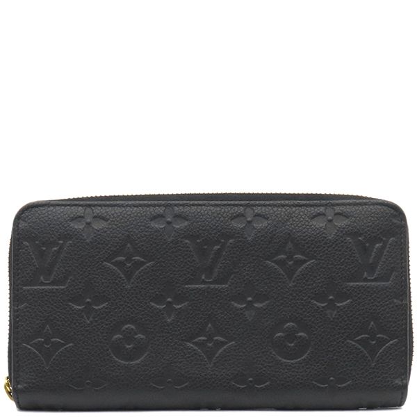 ルイヴィトン LOUIS VUITTON 長財布 ジッピー ウォレット モノグラムアンプラント ノワール ゴールド金具 黒 ラウンドファスナー M61864 RFID 保存袋