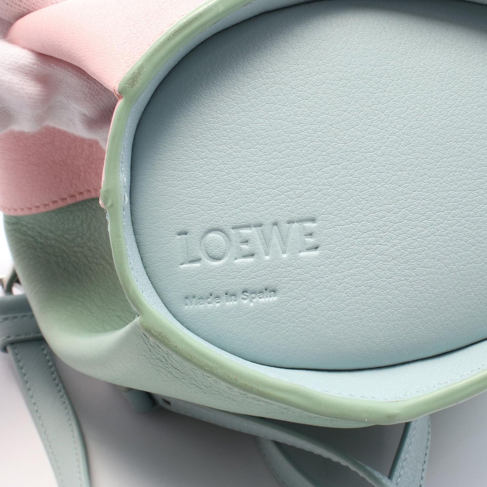 LOEWE ロエベ ハンドバッグ ショルダーバッグ 美品 ロエベ LOEWE ショルダーバッグ エレファント マルチ レザー