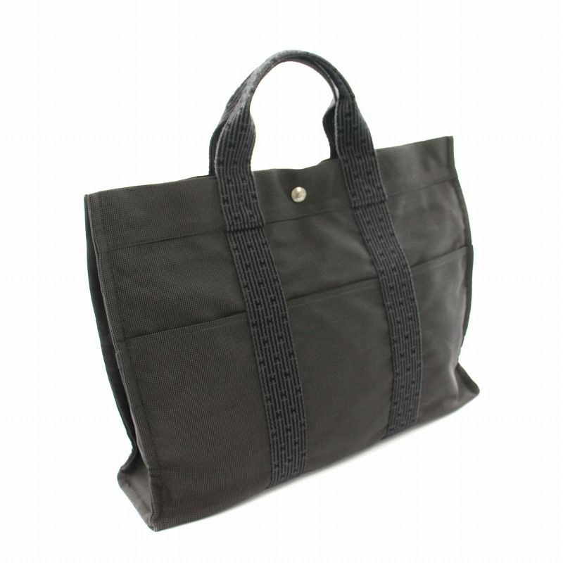 エルメス エルライン キャンバストートバッグ HERMES【エルメス】 エールライン MM キャンバス トートバッグ