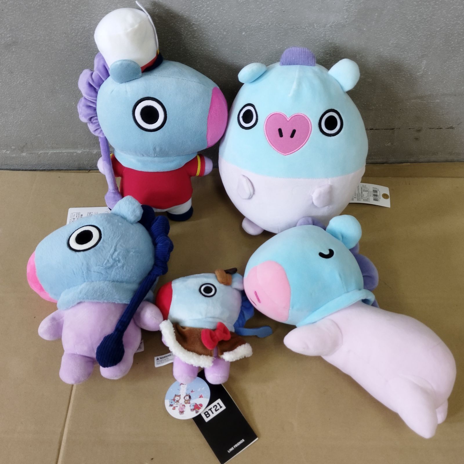 日本限定★BT21公式❤︎ぬいぐるみLサイズMANG2つ★BTSJ-HOPE 3SET☆BT21ぬいぐるみたっとんLサイズMANG☆BTS J-HOPE - メルカリ