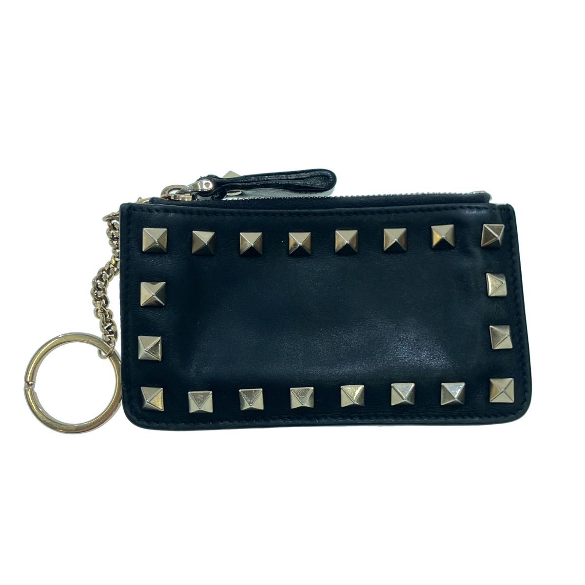 VALENTINO ヴァレンティノ ロックスタッズレザーコインケース