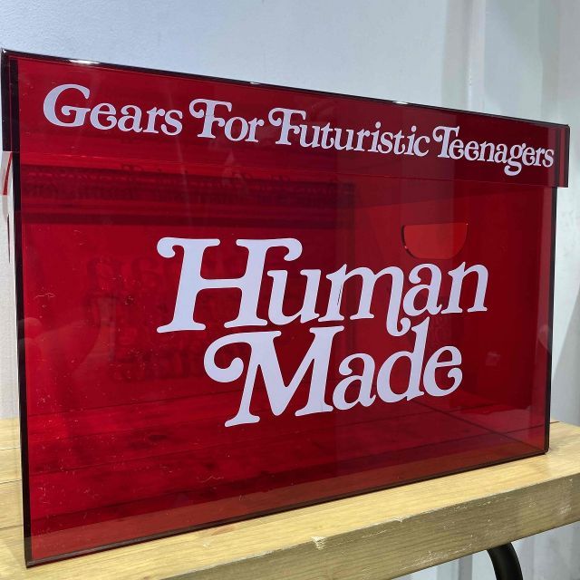 HUMAN MADE 22ss GDC ACRYLIC FILE BOX RED ヒューマンメイド ガールズドントクライ アクリルファイルボックス GIRLS DON T CRY 心斎橋店