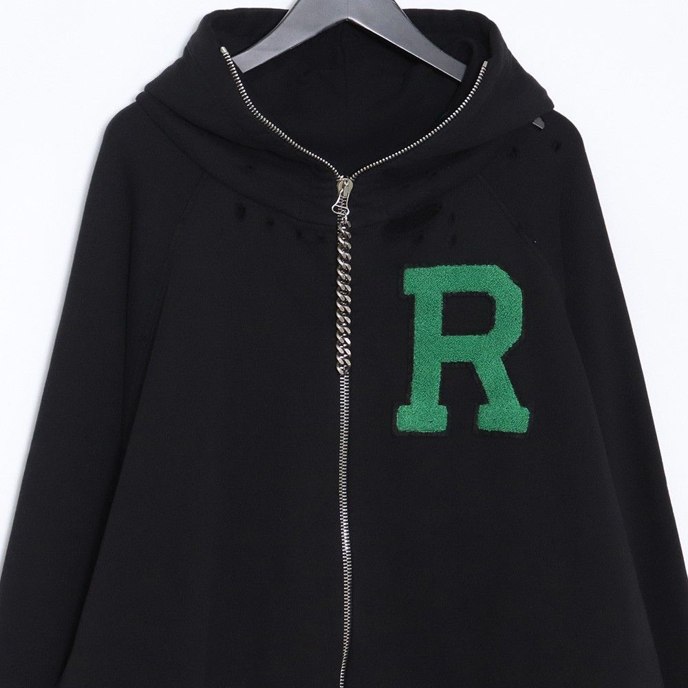 RAF SIMONS バッジアンドプリントジップアップパーカー Sサイズ - メルカリ