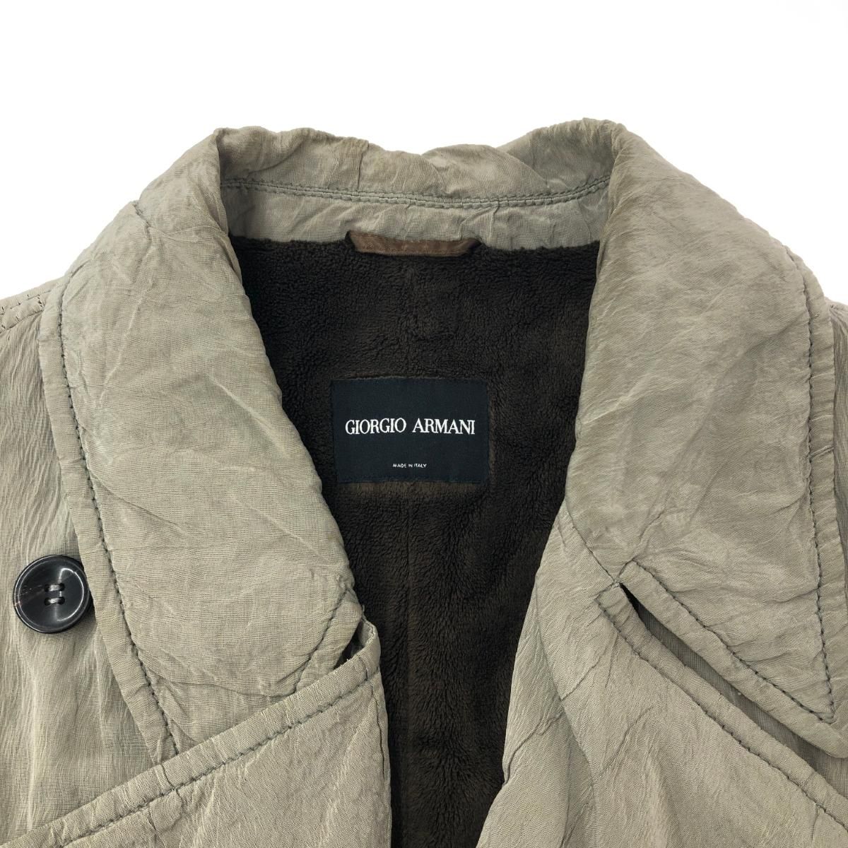 GIORGIO ARMANI ジョルジオアルマーニ トレンチ コート サイズ:サイズ