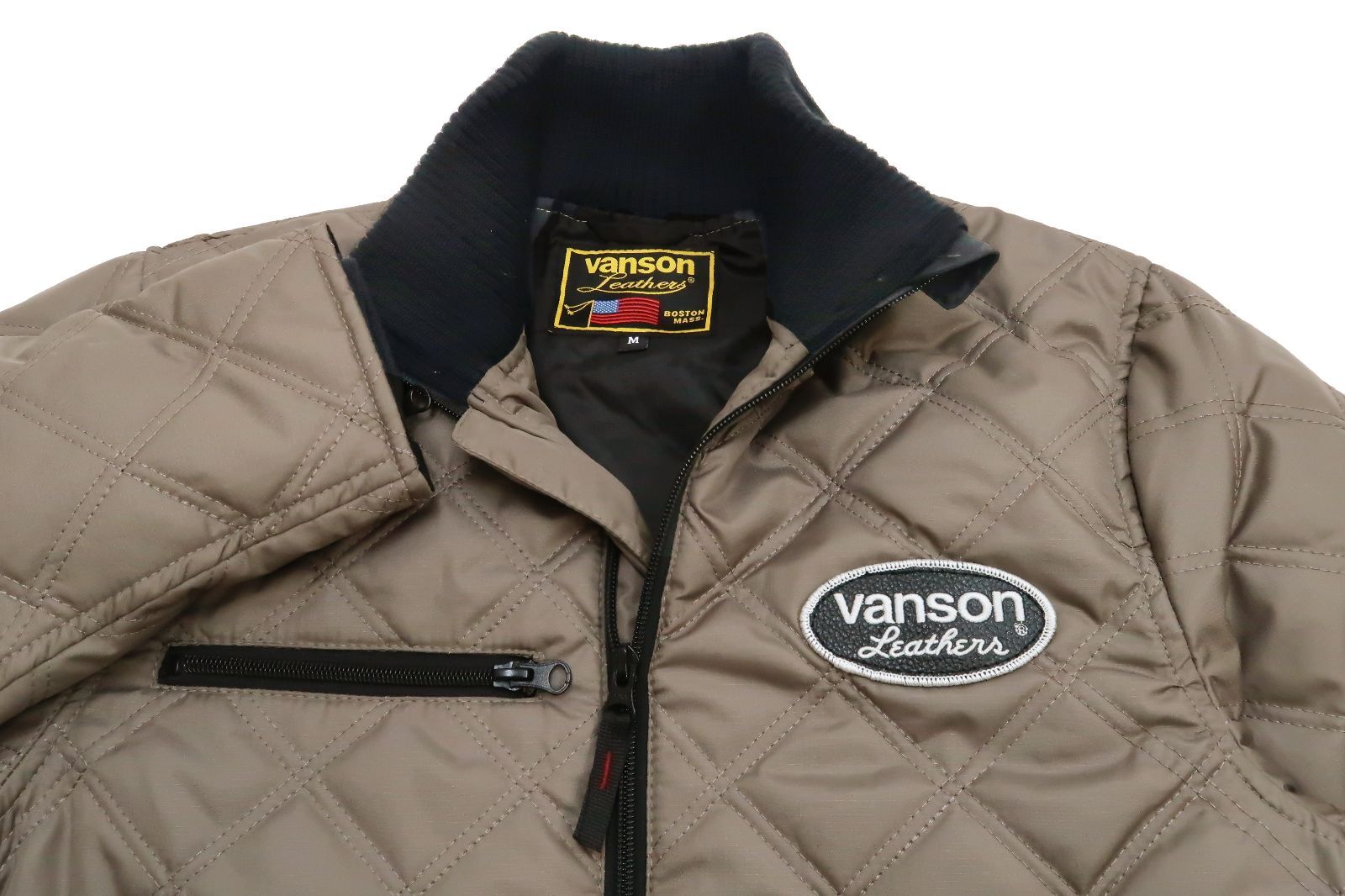 バンソン) VANSON キルトジャケット リップストップ 中綿ジャケット