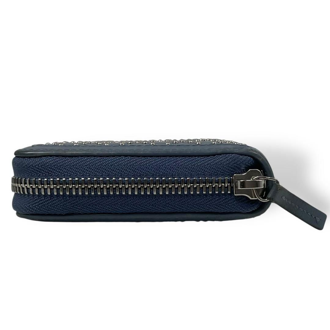 美品 4823 GUCCI グッチ 長財布 ディアマンテ ラウンド GGスタッズ