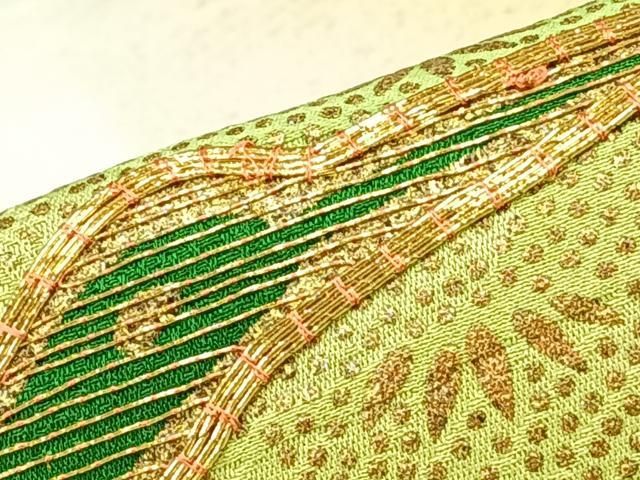 豪華振袖　駒刺繍　流水舞鳥文　暈し染め　金彩　着丈168cm　正絹　逸品 豪華振袖 駒刺繍 流水舞鳥文 暈し染め 金彩 着丈168cm 正絹 逸品