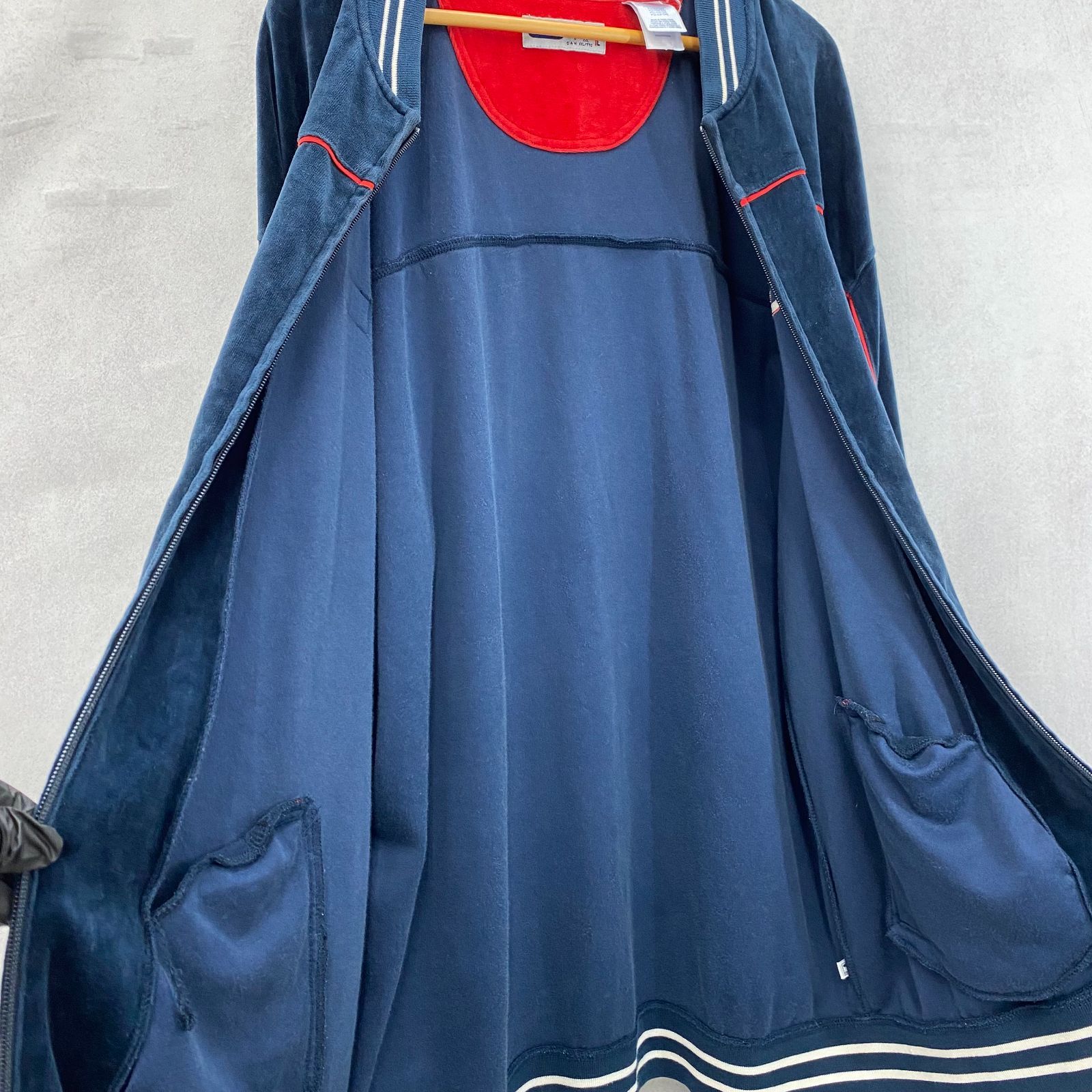 FILA ベロア ジャージ セットアップ トップス ボトムス 上下セット XXL