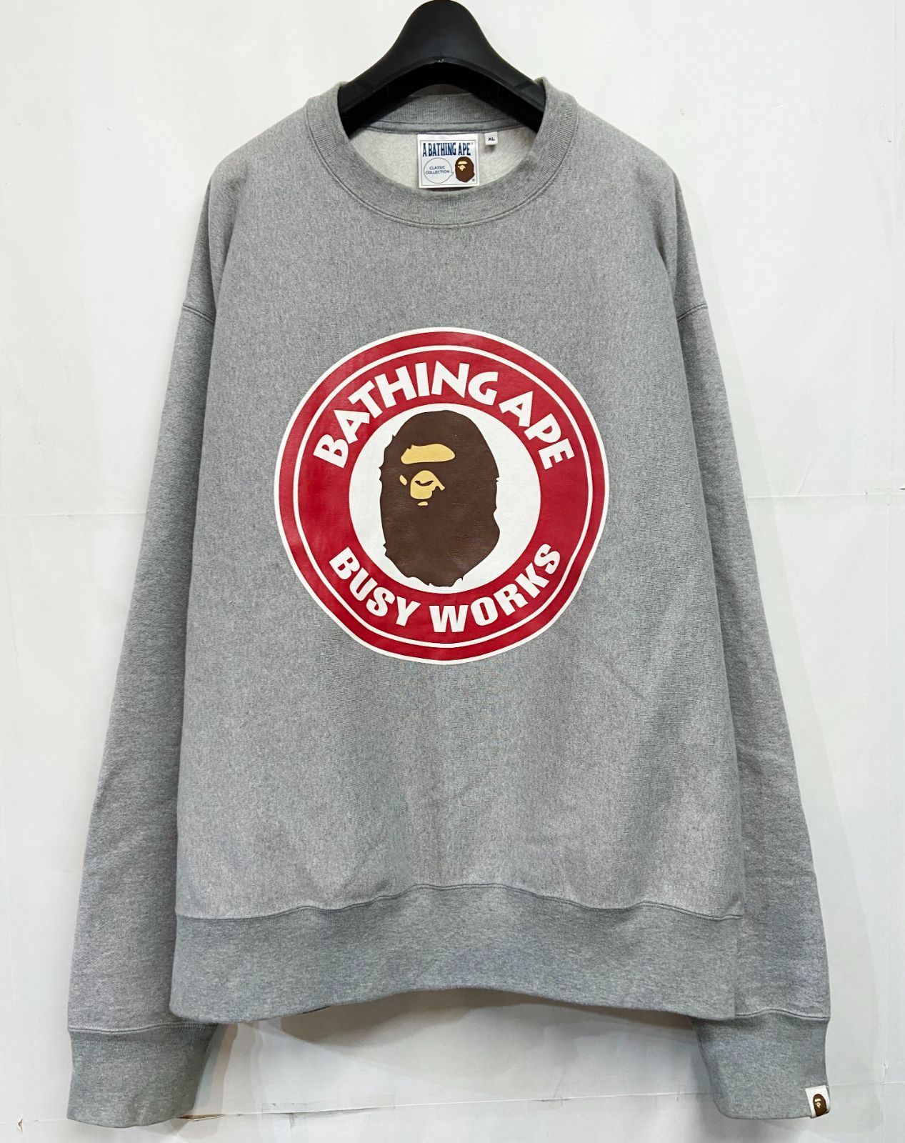 A BATHING APE｜アベイシングエイプ CIRCLE HEAD BAPE 猿顔 スウェット ベイプ