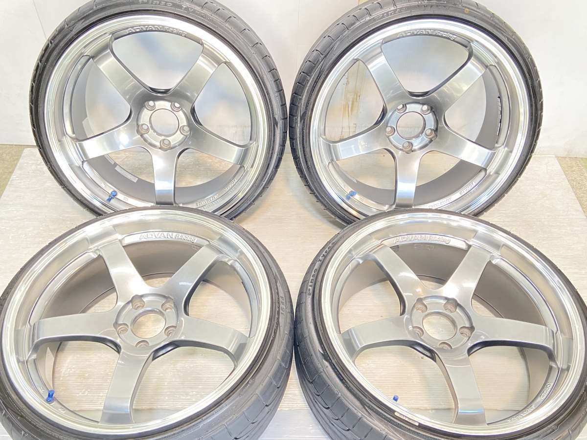 225/35R20  n　 Pinso Tyres　PS91 nヨコハマ アドバン　レーシングGT n20x9.5 29 114.3-5穴 n中古タイヤ サマータイヤ ホイールセット 4本セットn s20231019600