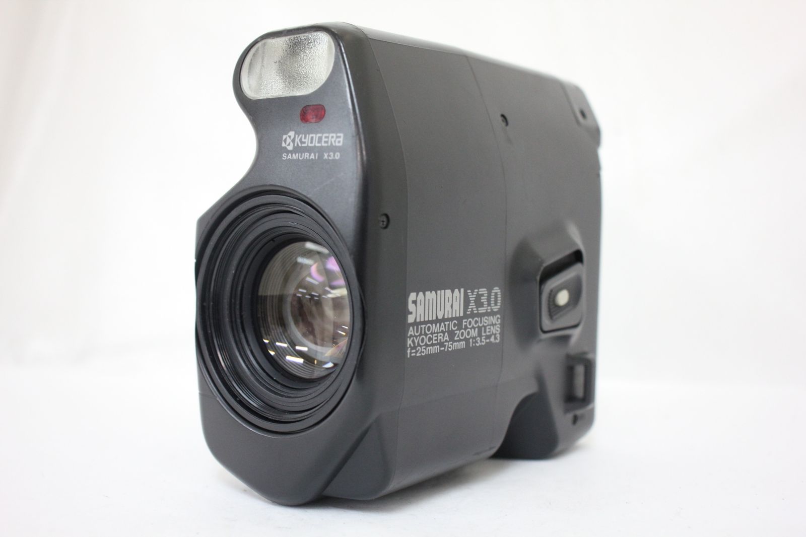 返品保証 KYOCERA SAMURAI X3.0 25-75mm F3.5-4.3 コンパクトカメラ e2790