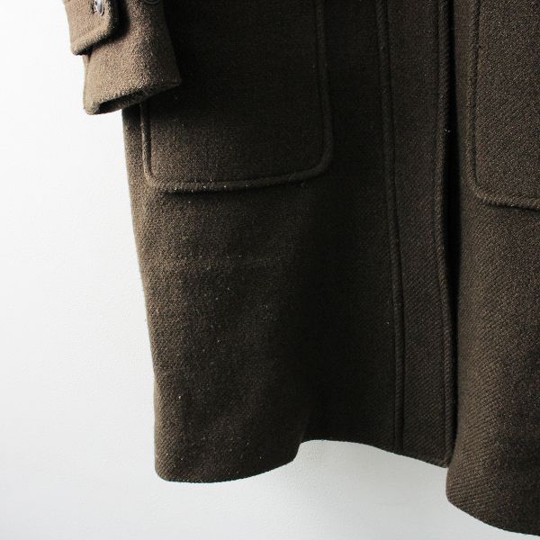 ミナペルホネン　ダッフルコート　36 mina perhonen ミナペルホネン nordic moss ウール ダッフルコート 38